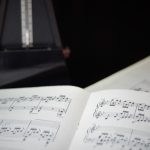 music, notes, score,