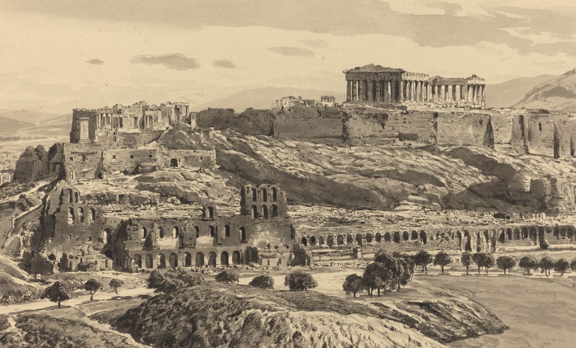 Ακρόπολη, 1890