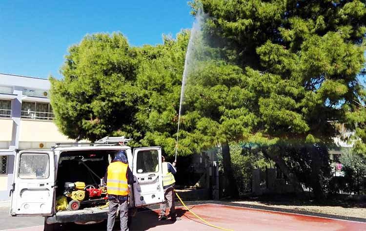 βιολογικός ψεκασμός